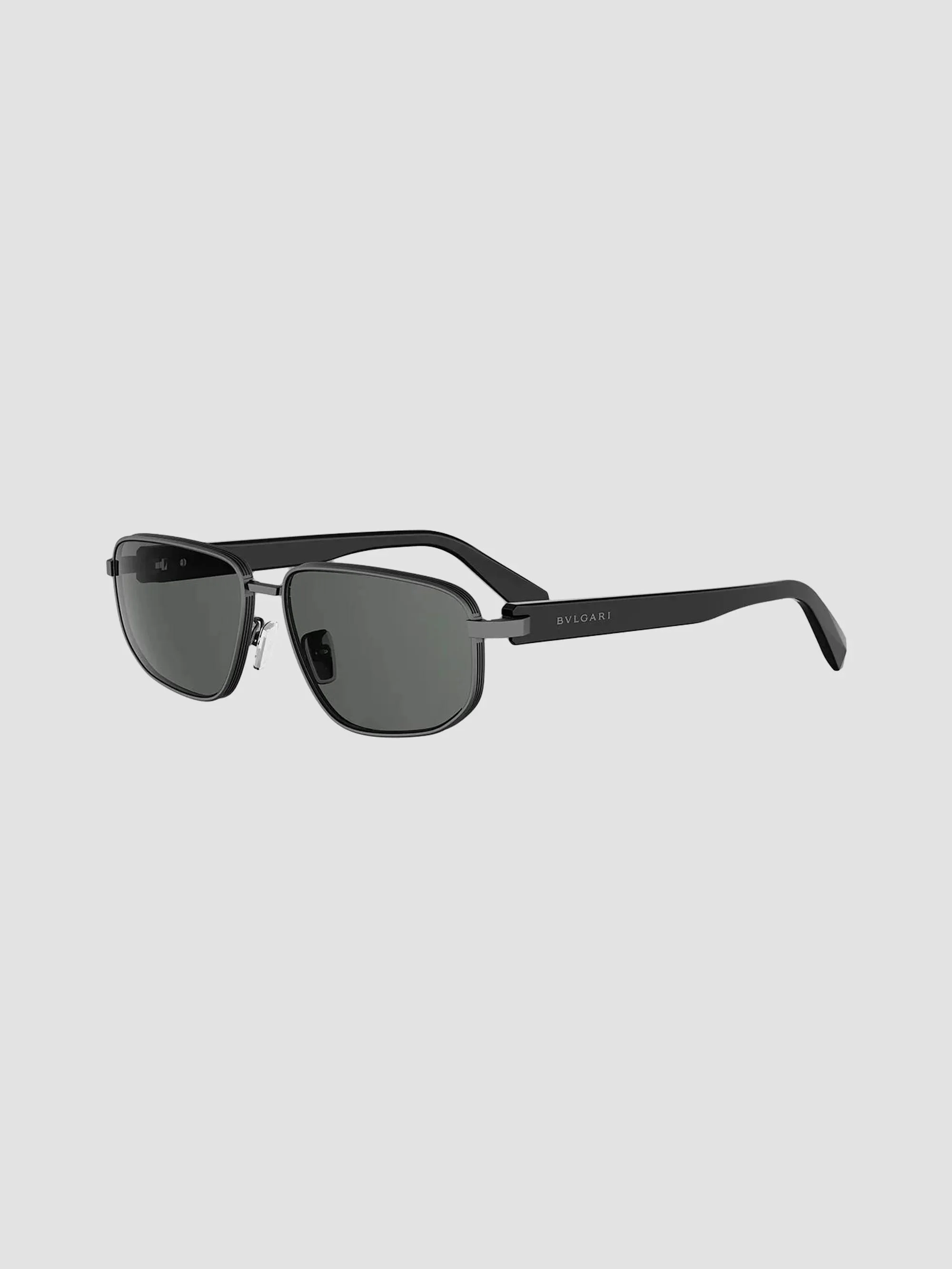 Men's Octo 58MM Rectangular Sunglasses - Black - 1