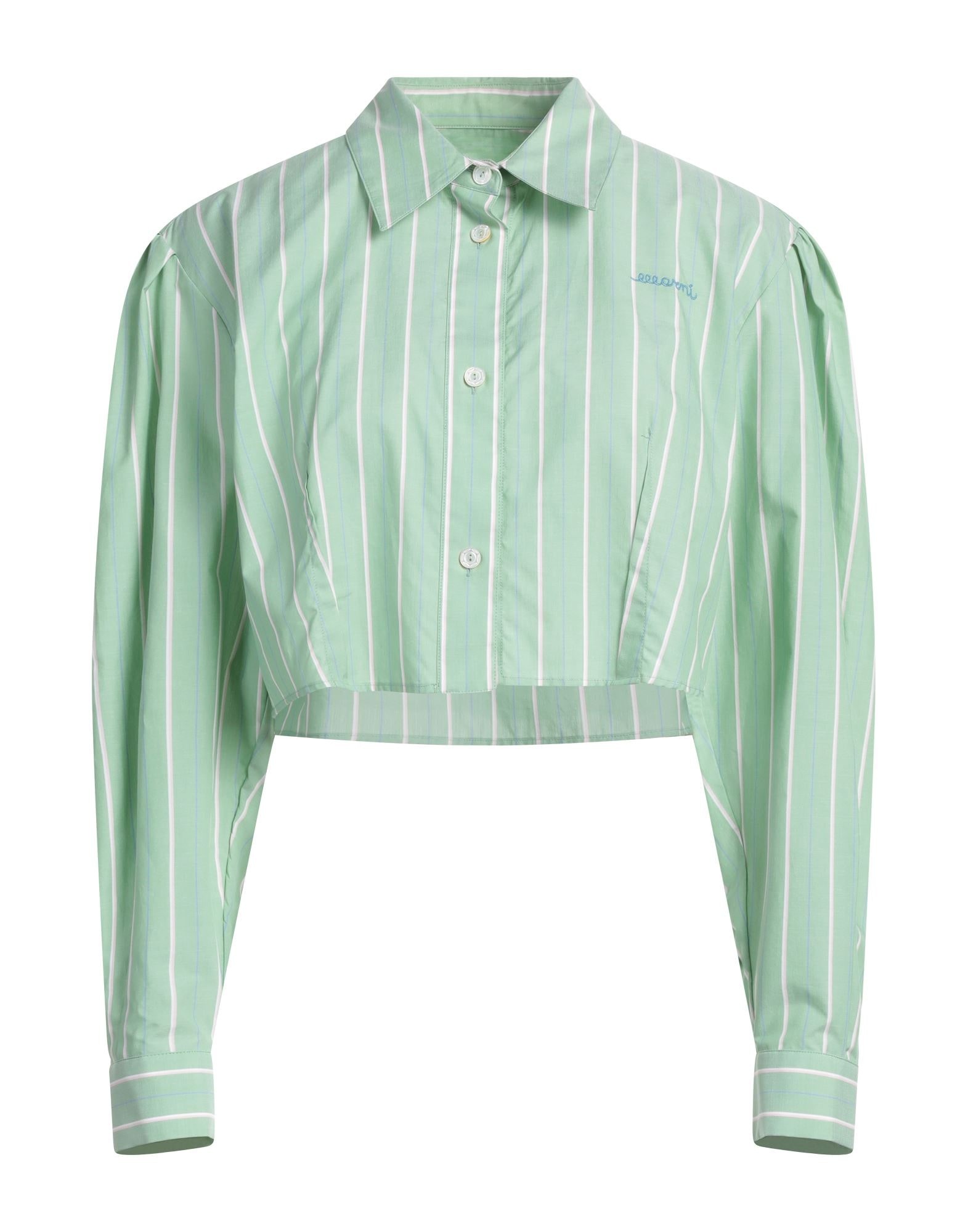 Light green Women's Patterned Shirts & Blouses - 1