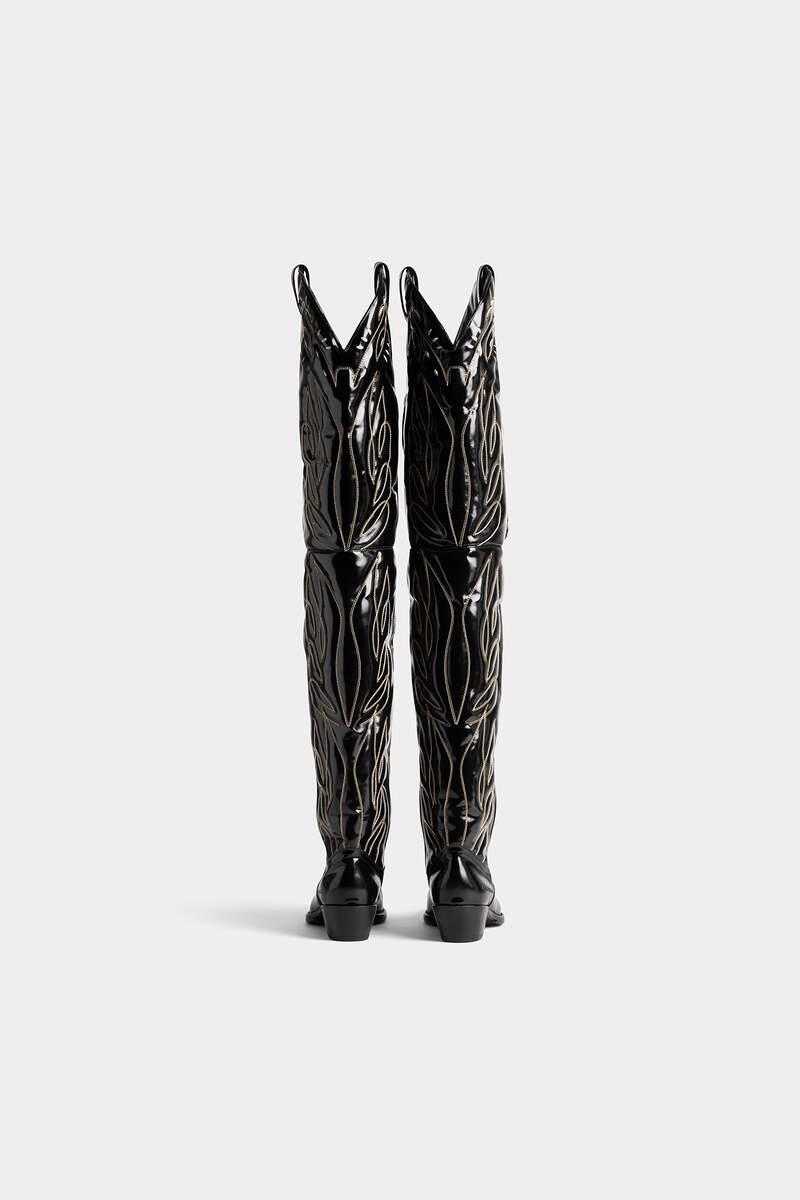 D2 OVER-THE-KNEE COWBOY BOOTS - 2
