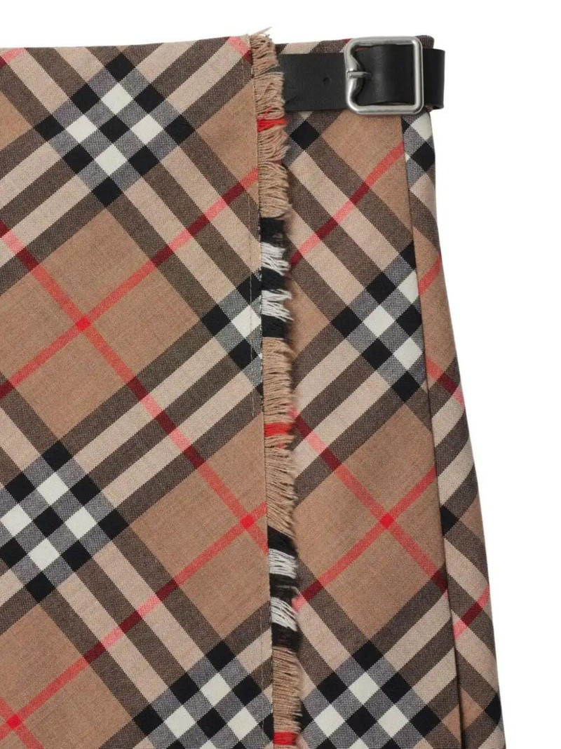 Burberry Checked Mini Skirt outlook