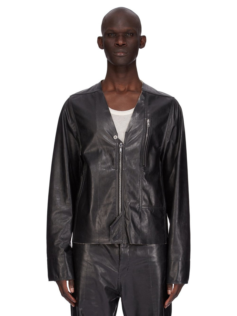 Distressed Leather Jacket 1