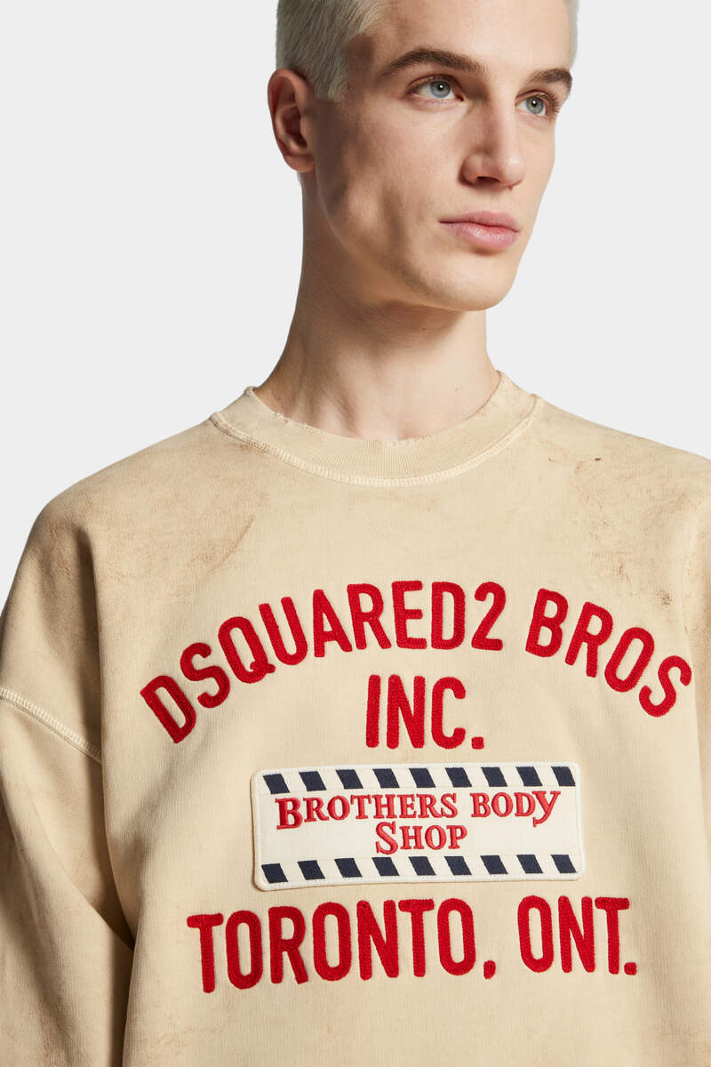 RELAX FIT DIRTY CREWNECK - 5