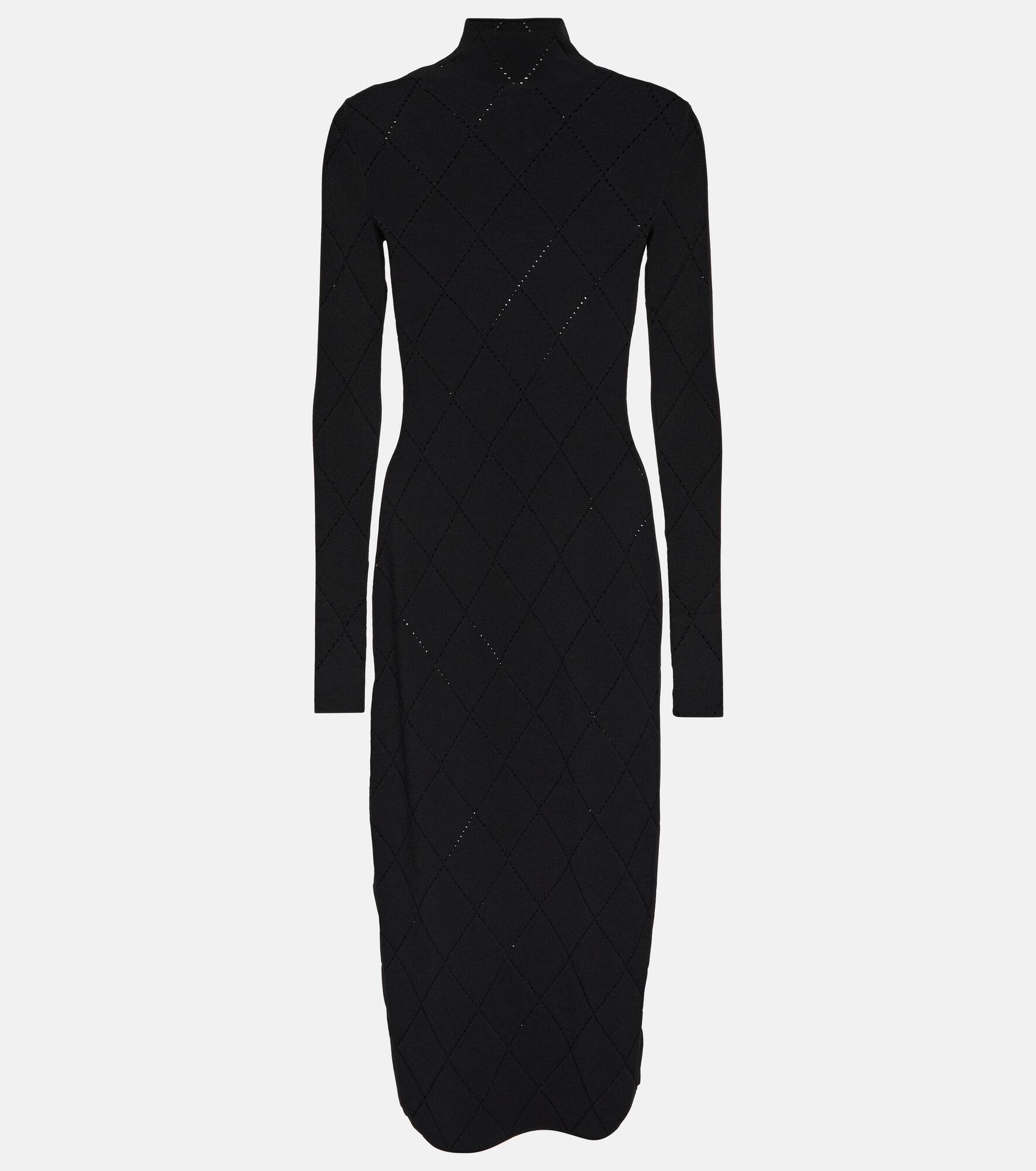 White Label turtleneck midi dress - 1