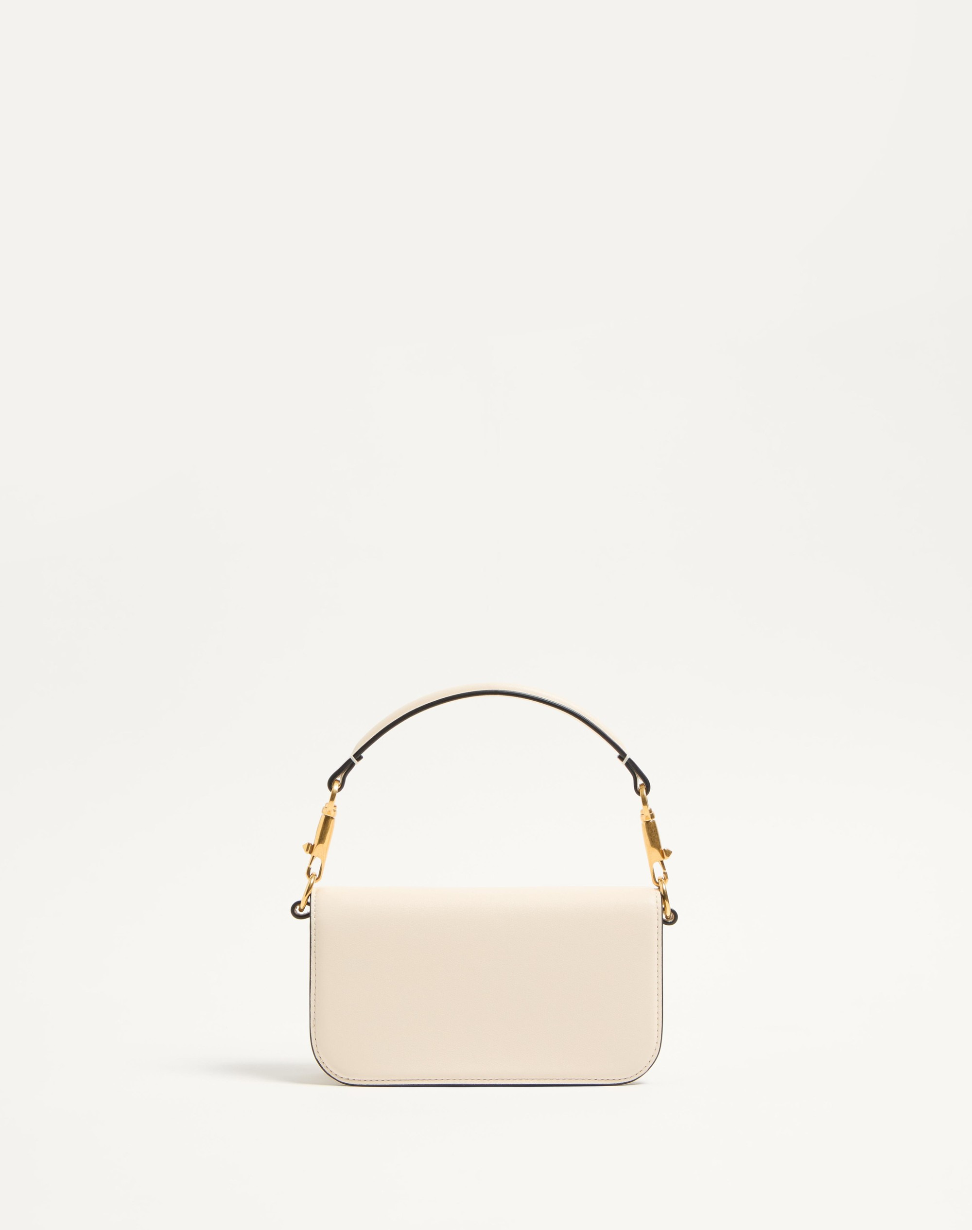 VALENTINO GARAVANI LOCÒ SMALL SHOULDER BAG IN CALFSKIN WITH JEWEL LOGO - 5