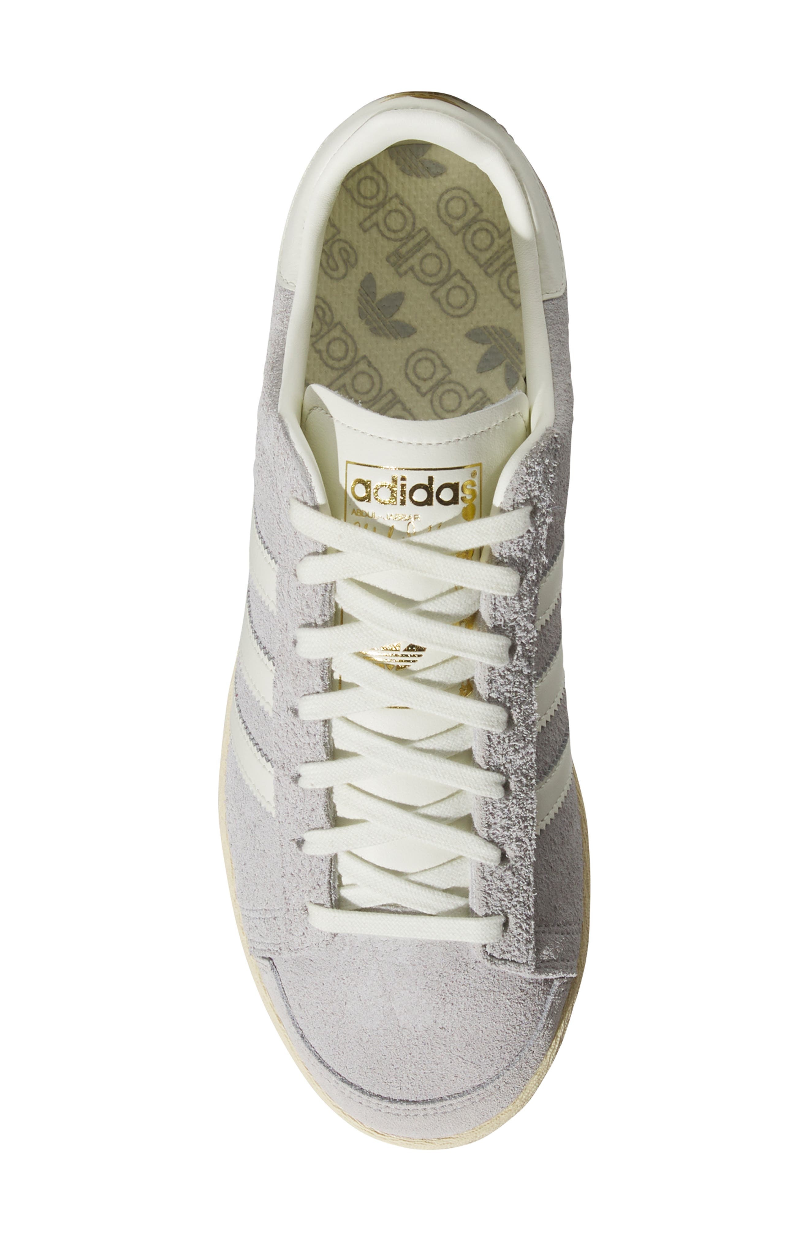 adidas Gender Inclusive Jabbar Low Sneaker in Grey/Ivory/Warm Vanilla at Nordstrom - 4