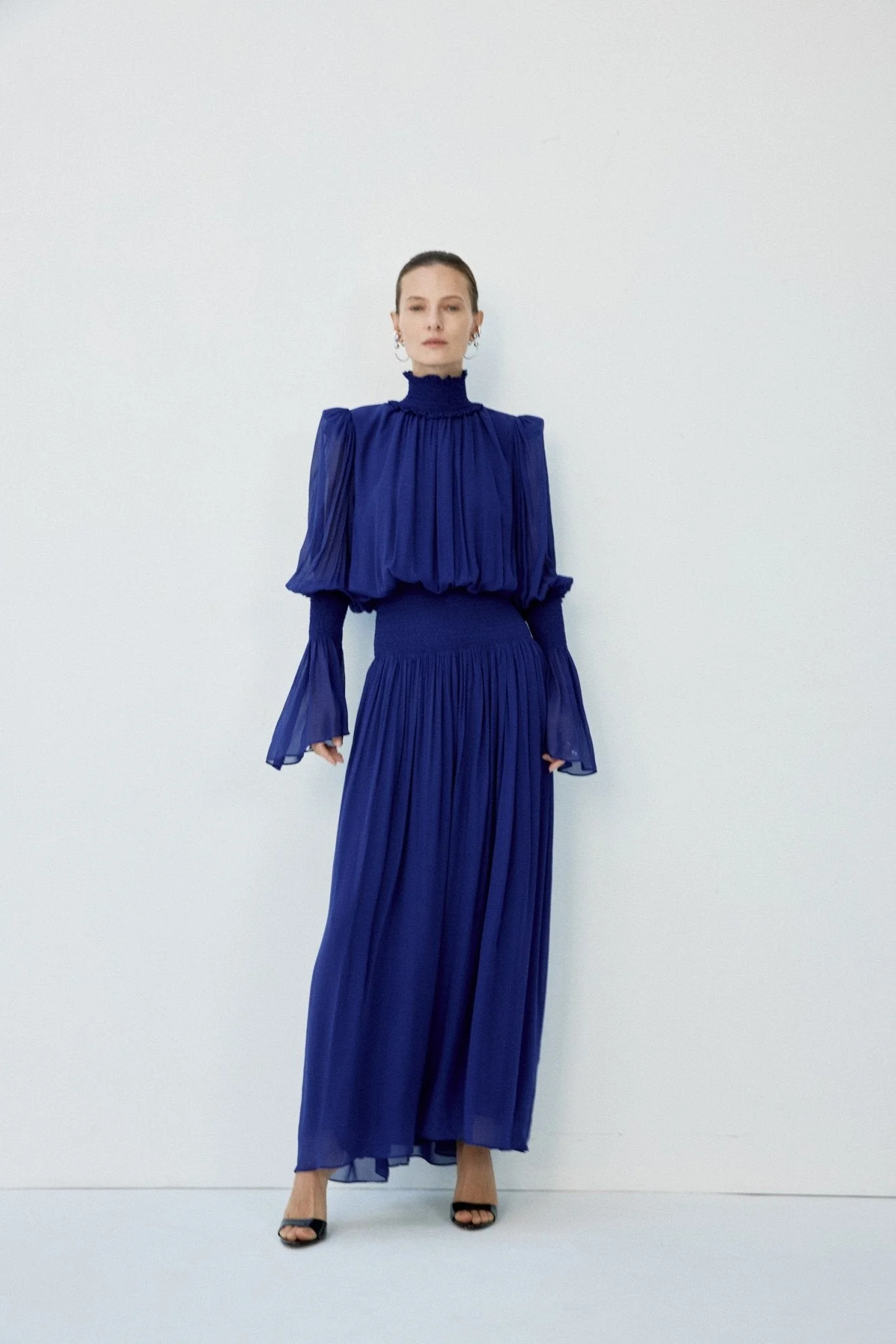 SANATIO MAXI DRESS IN DEEP BLUE - 1