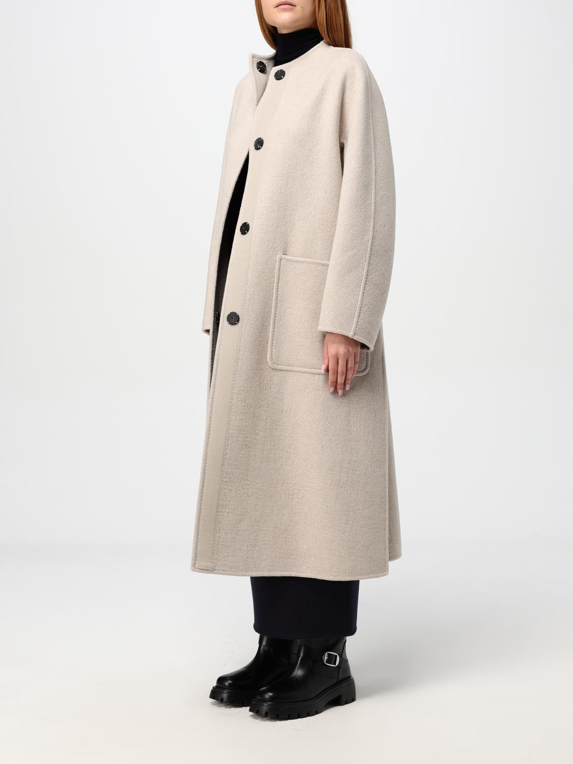 Max Mara Coat Woman Brown - 4