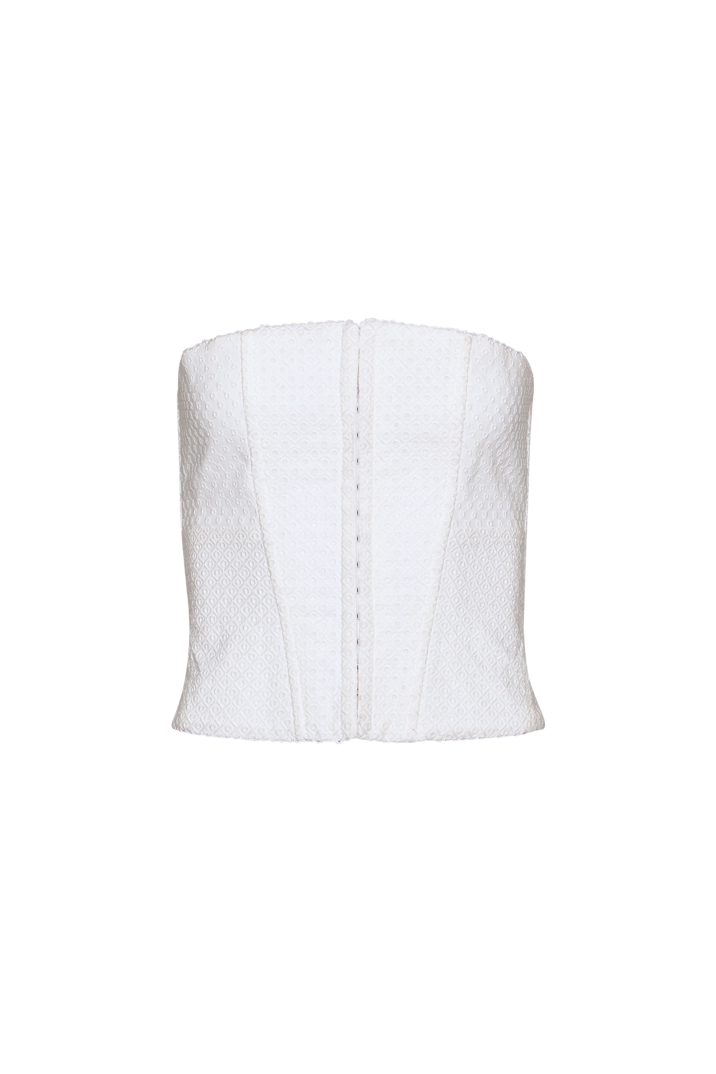 COTTON EYELET CORSET - 1