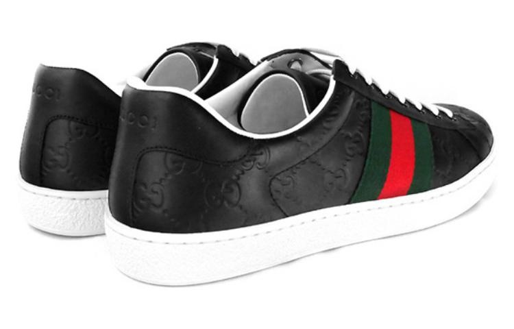 Gucci Ace 'Black Logo' 386750-CWCG0-1070 - 3