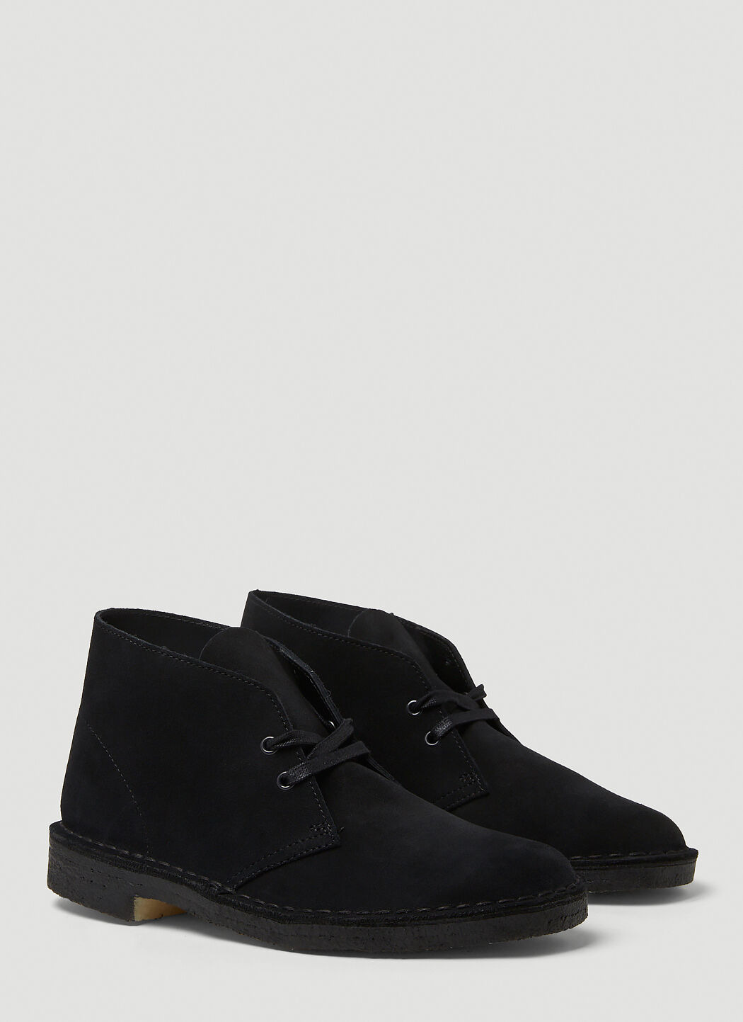 Low Heel Desert Lace Up Boots - 2