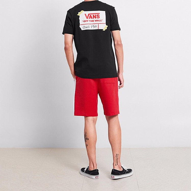 Vans Ap Diy Drop Short Sleeve Round Neck Couple Style Black VN0A3ZN5BLK - 5