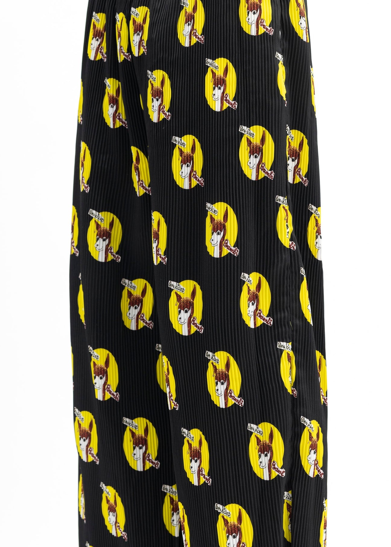 BLACK WHO KILLED BAMBI PLEATED PANTS COLLABORATION WITH JAMIE REID. - 4