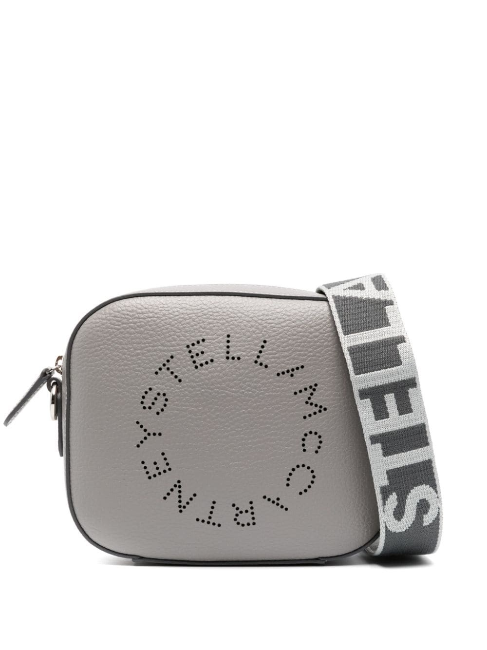 mini perforated-logo crossbody bag - 1