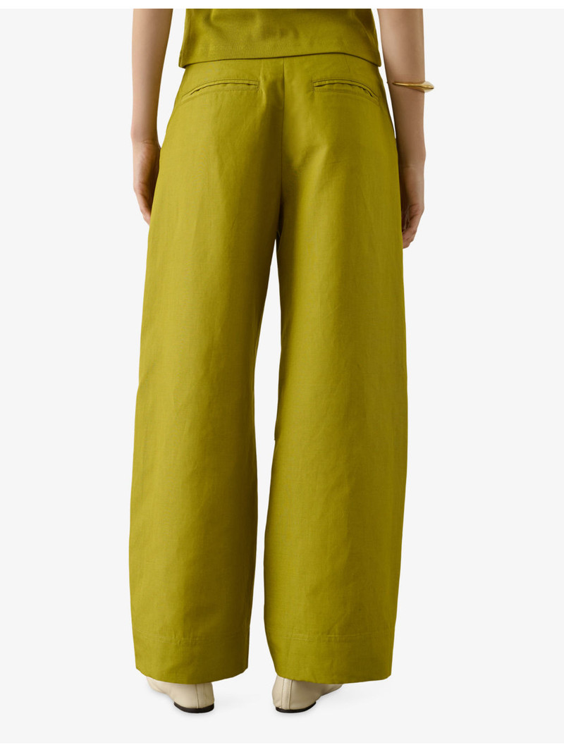 Dario Straight-Leg Linen-Blend Trousers 4