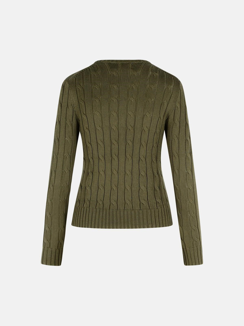 Polo Ralph Lauren 'JULIANNA' GREEN COTTON SWEATER outlook