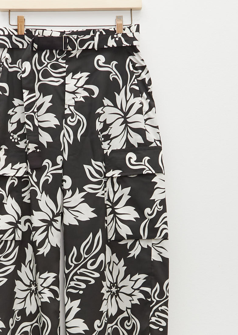Floral Print Pants - 6