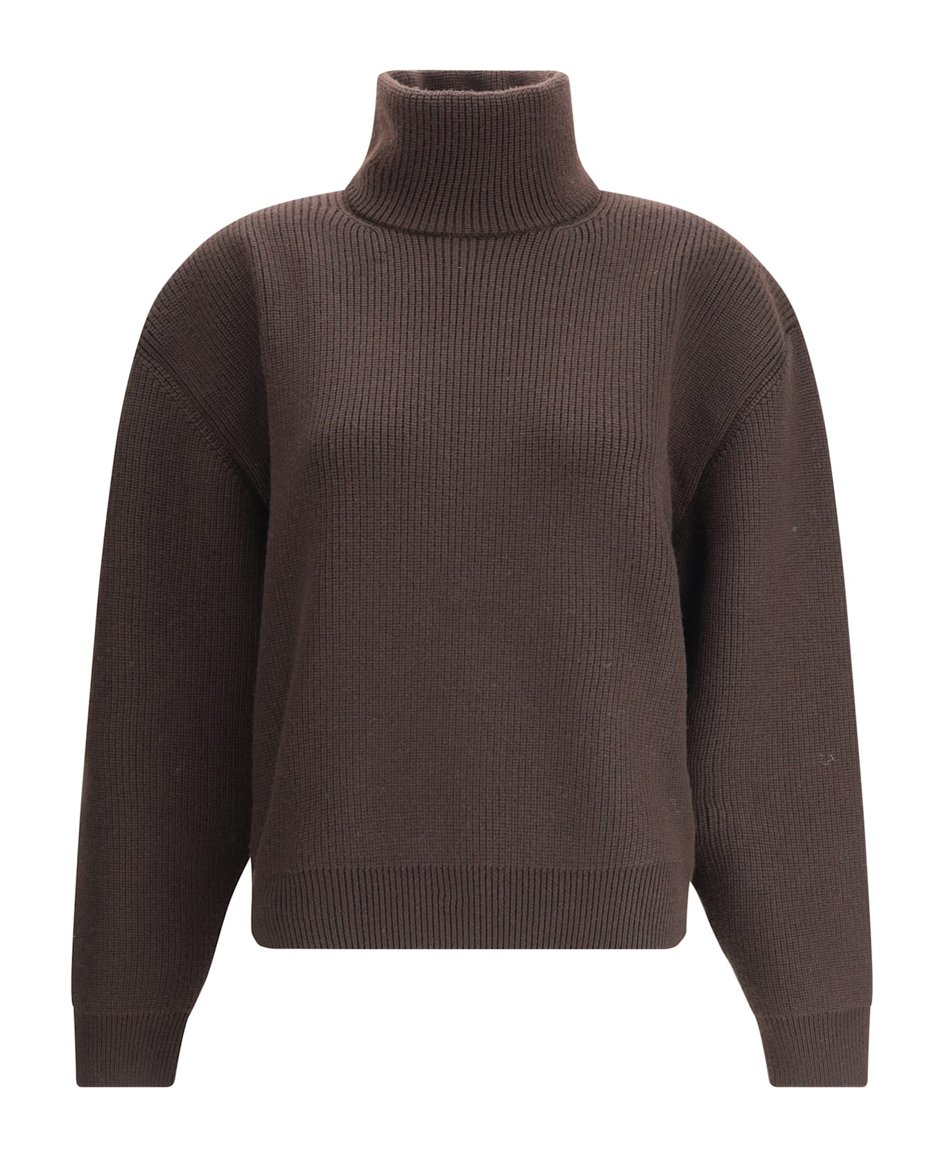 Chunky Wool Knit Pullover - 1