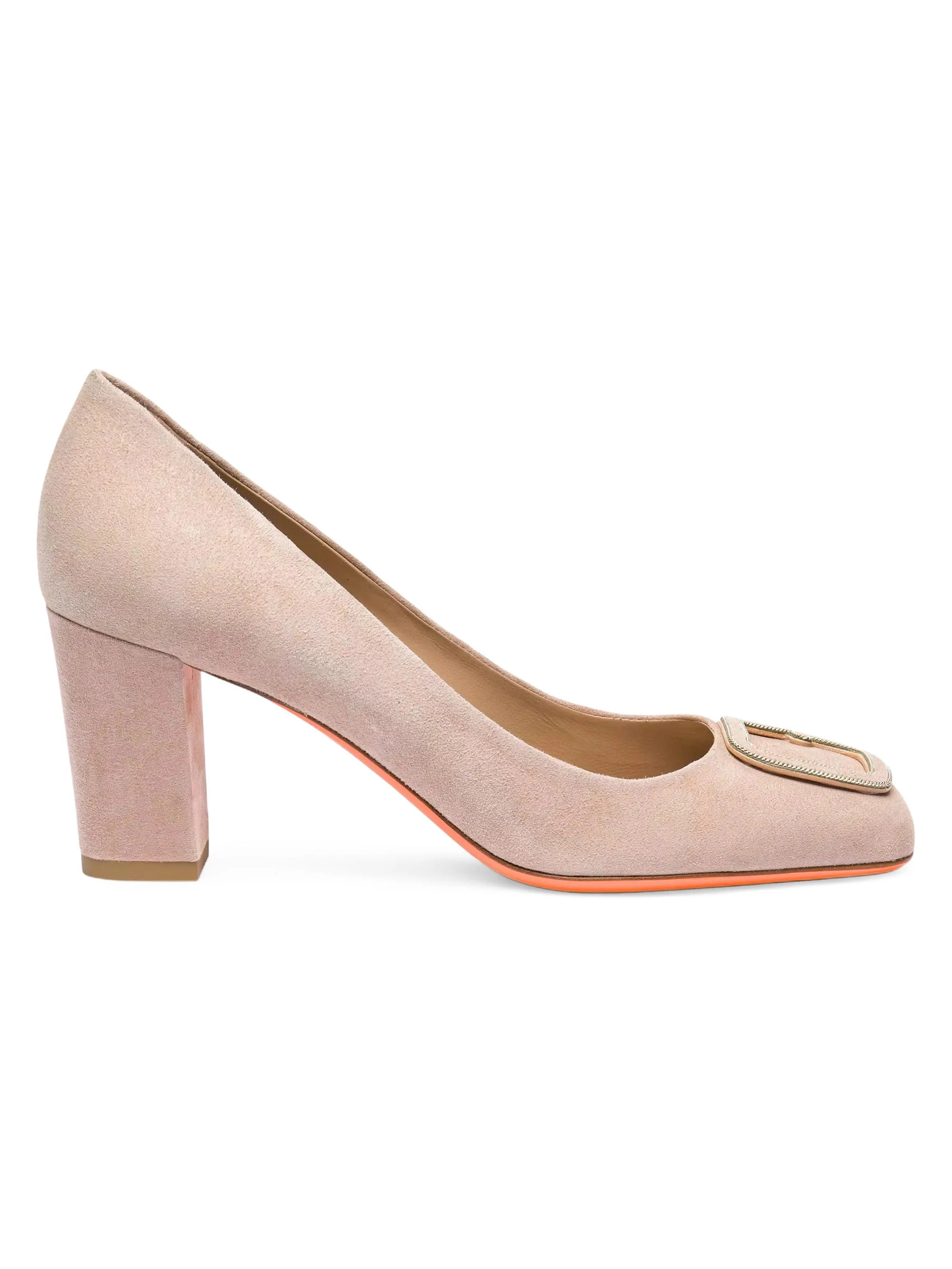 Women's Marta 70MM Suede Pumps - Pink - 1
