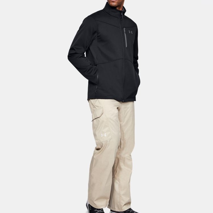 Men's Under Armour Training Casual logo Sports Jacket Black 1321438-001 - 2