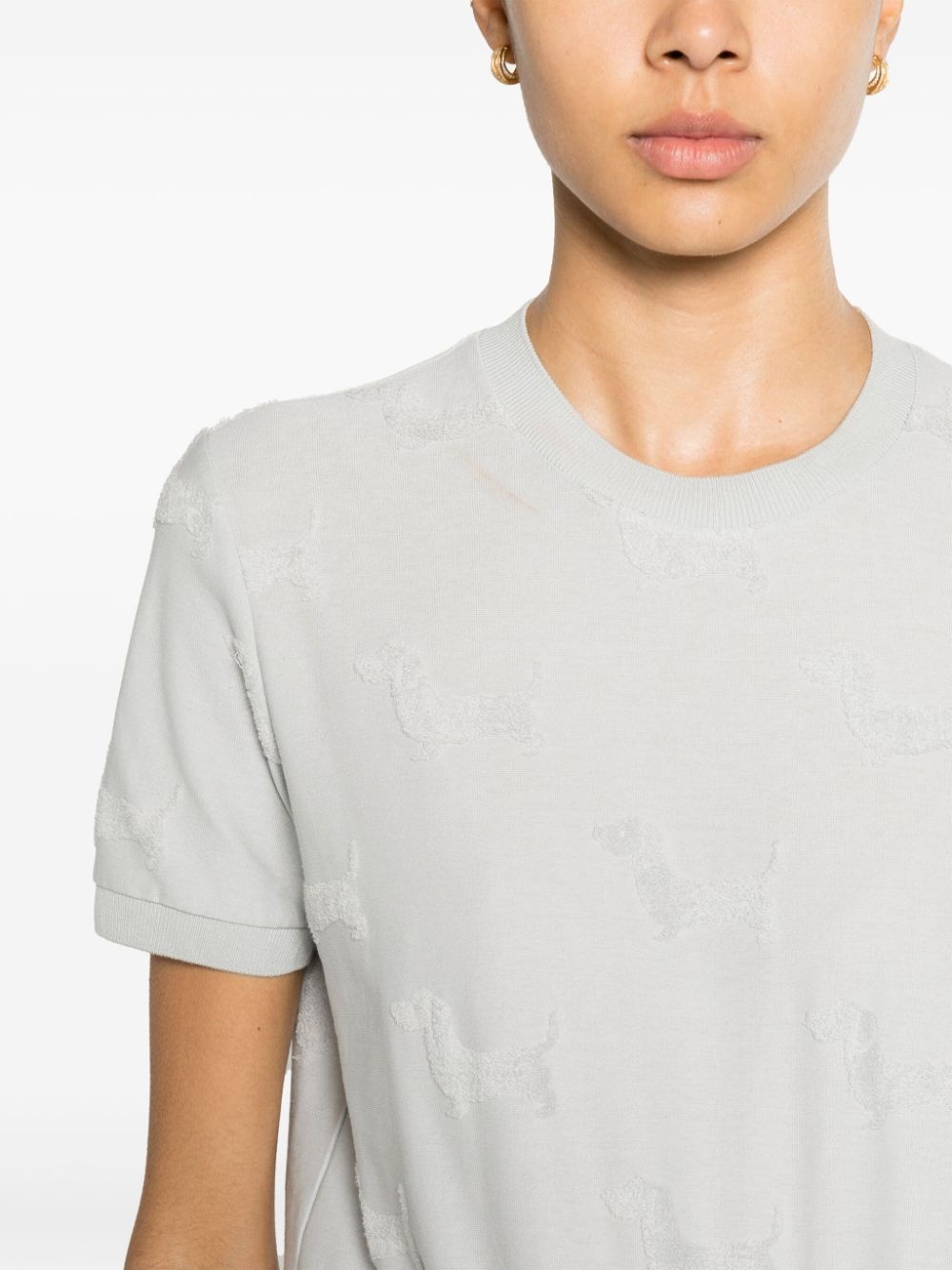 Hector jacquard-terry T-shirt - 5