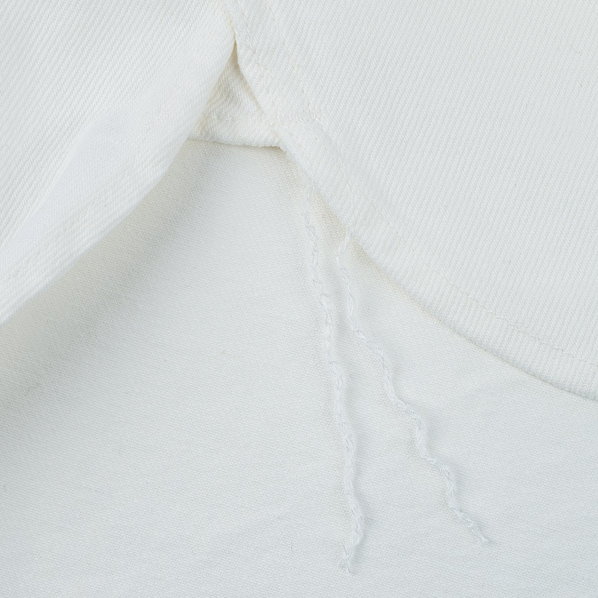 IHSH-384-WHT 13.5oz Denim Western Shirt - White - 13