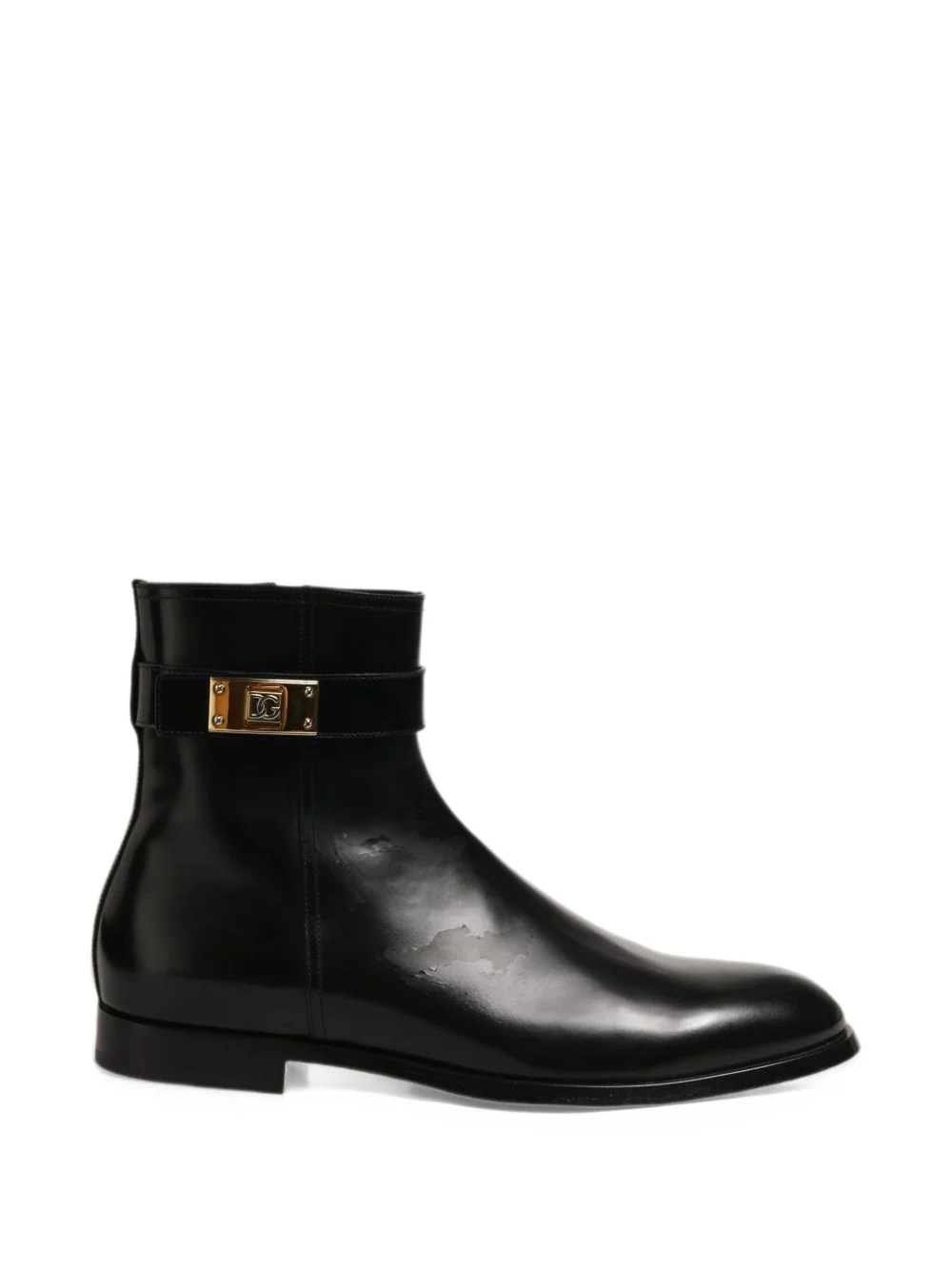 buckle-strap ankle boots - 1