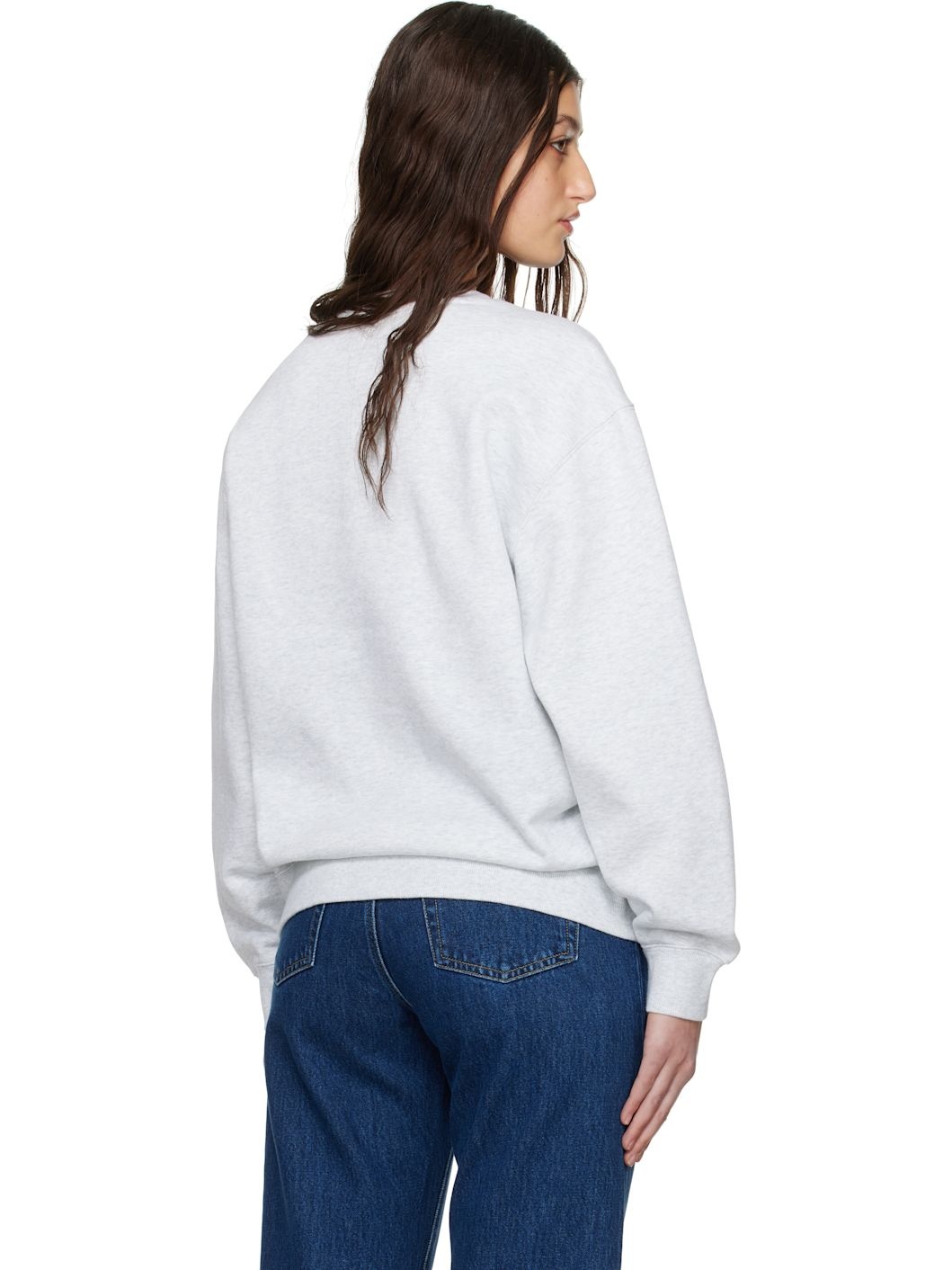 Gray Rivet Script Sweatshirt - 3