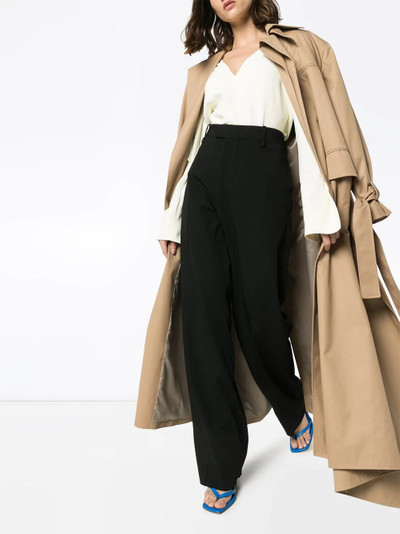 Bottega Veneta wide-leg high-rise trousers outlook