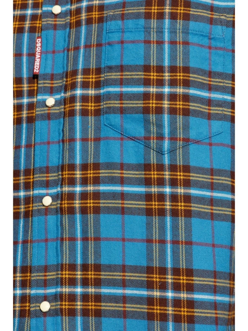 checked cotton shirt - 5