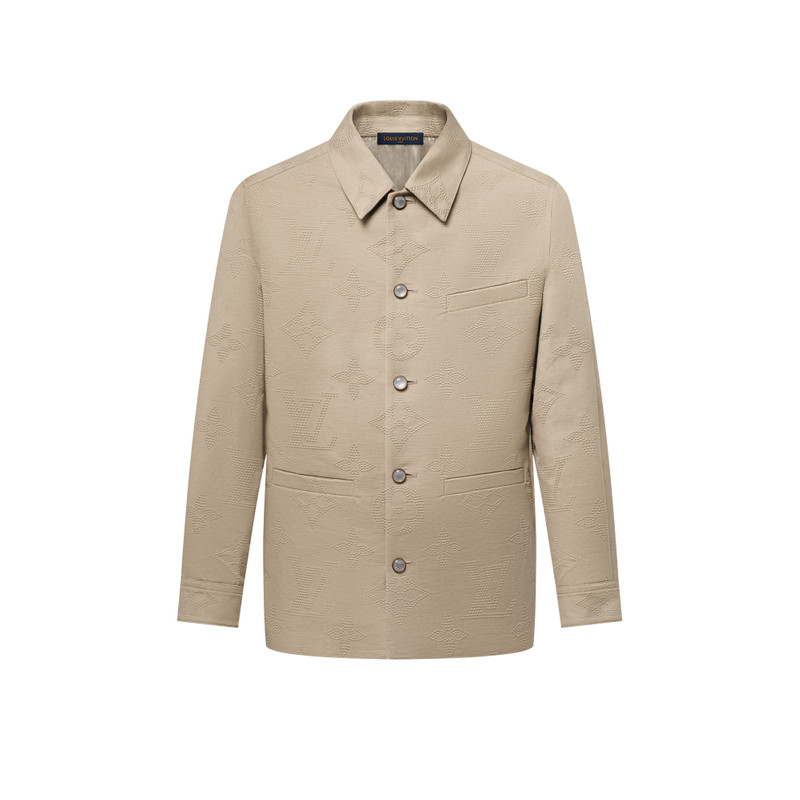 Monogram Embroidered Chic Overshirt 1