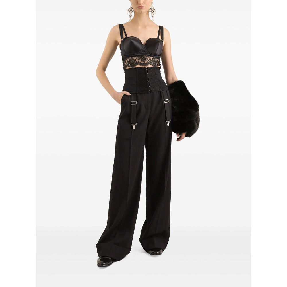 Dolce & Gabbana Black Trousers - Tailored Trousers Women - 3