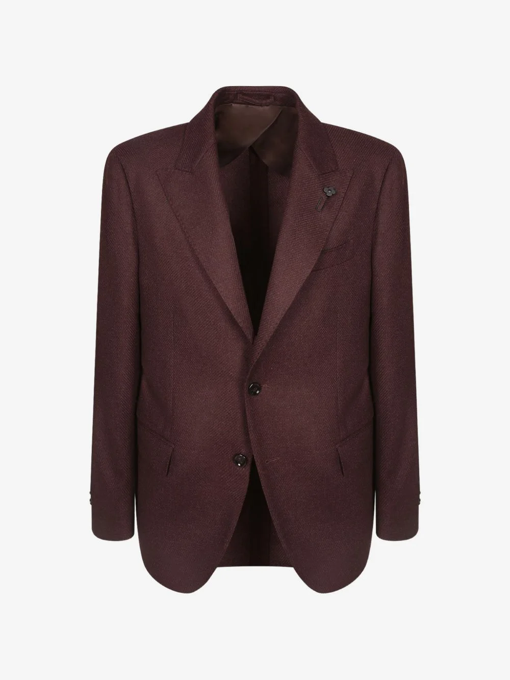 peak-lapel single-breasted blazer - 1