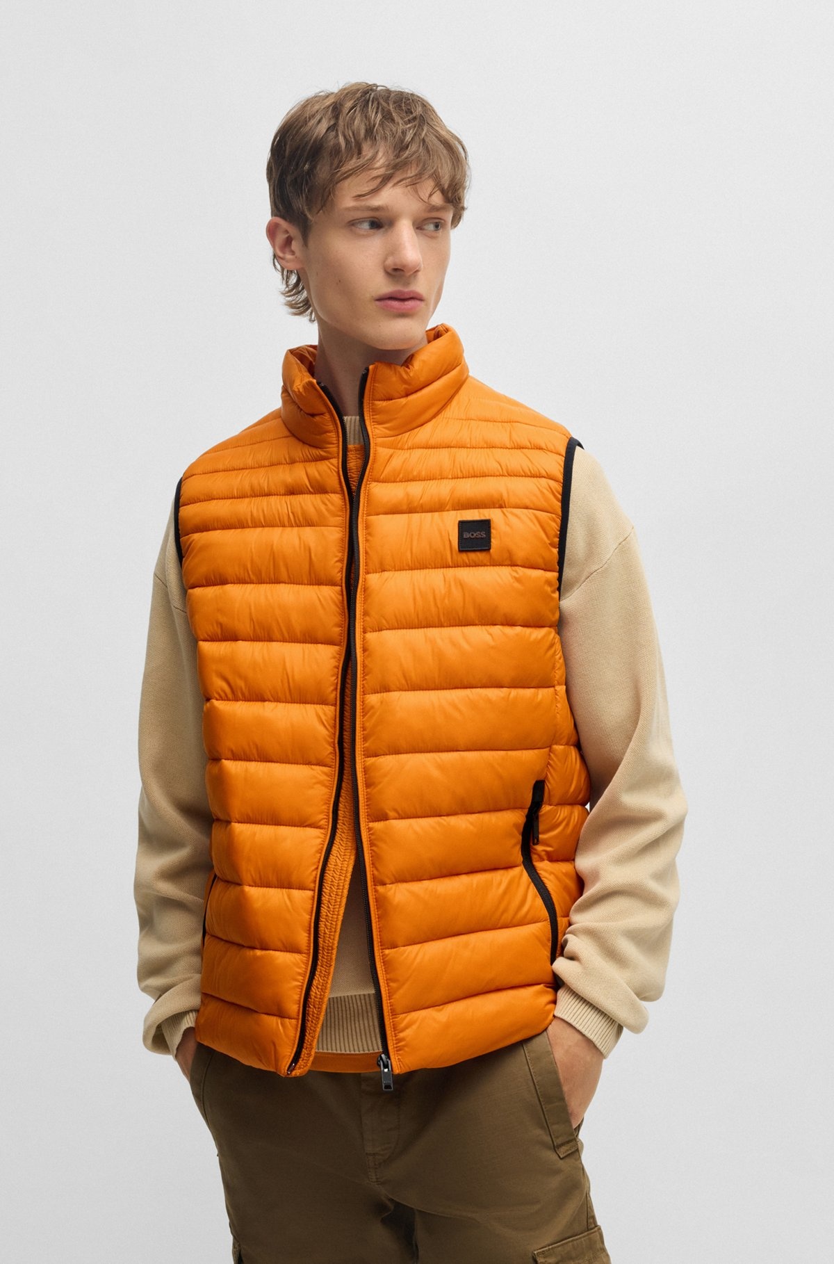 PACKABLE DOWN GILET IN WATER-REPELLENT FABRIC - 2