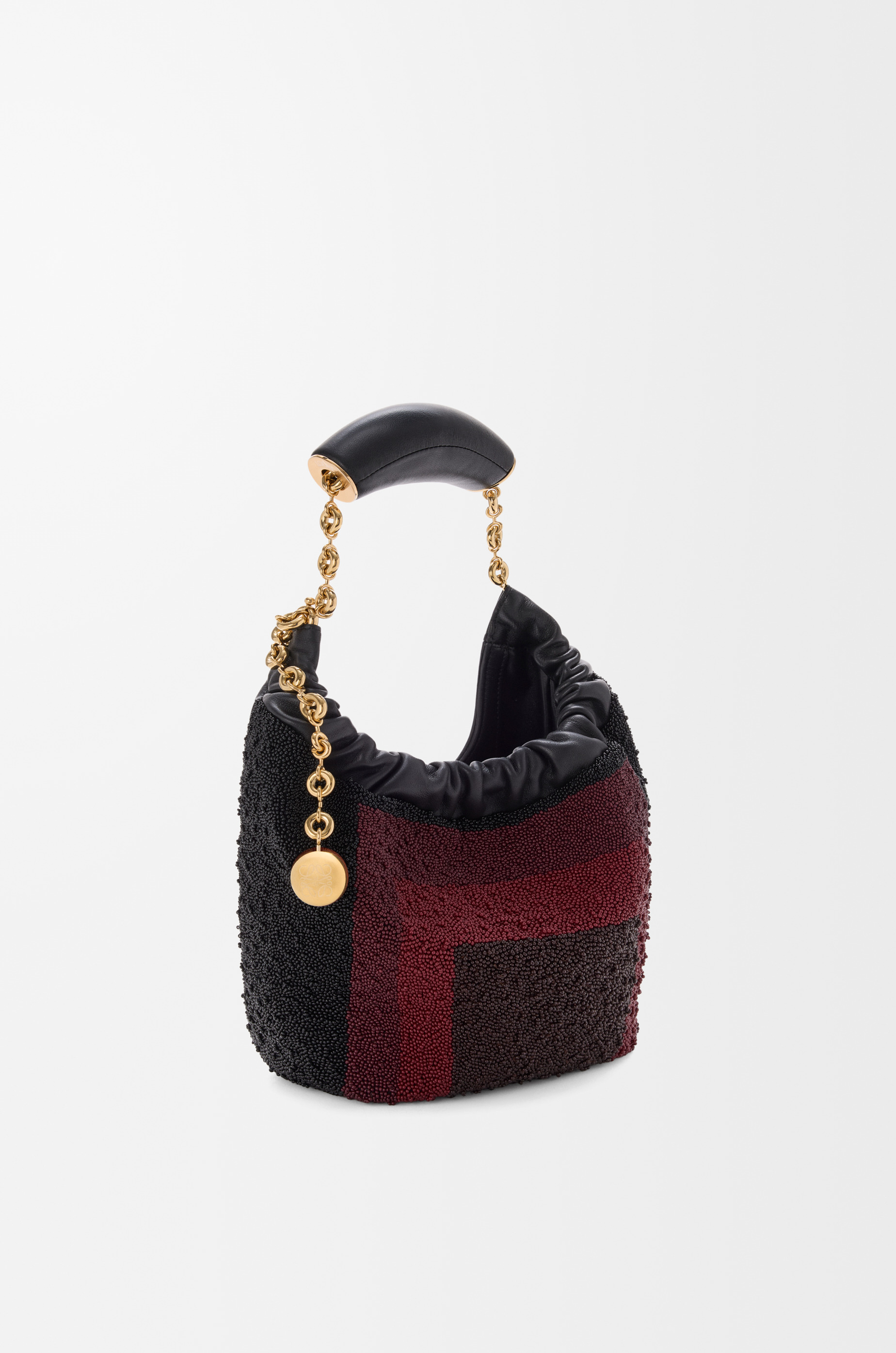 Mini Squeeze bag in beaded leather - 5
