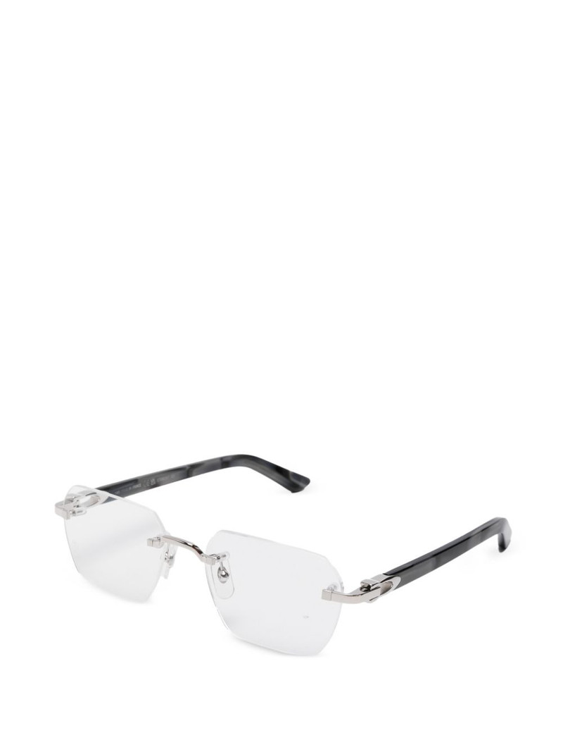 Cartier rectangle-frame glasses outlook