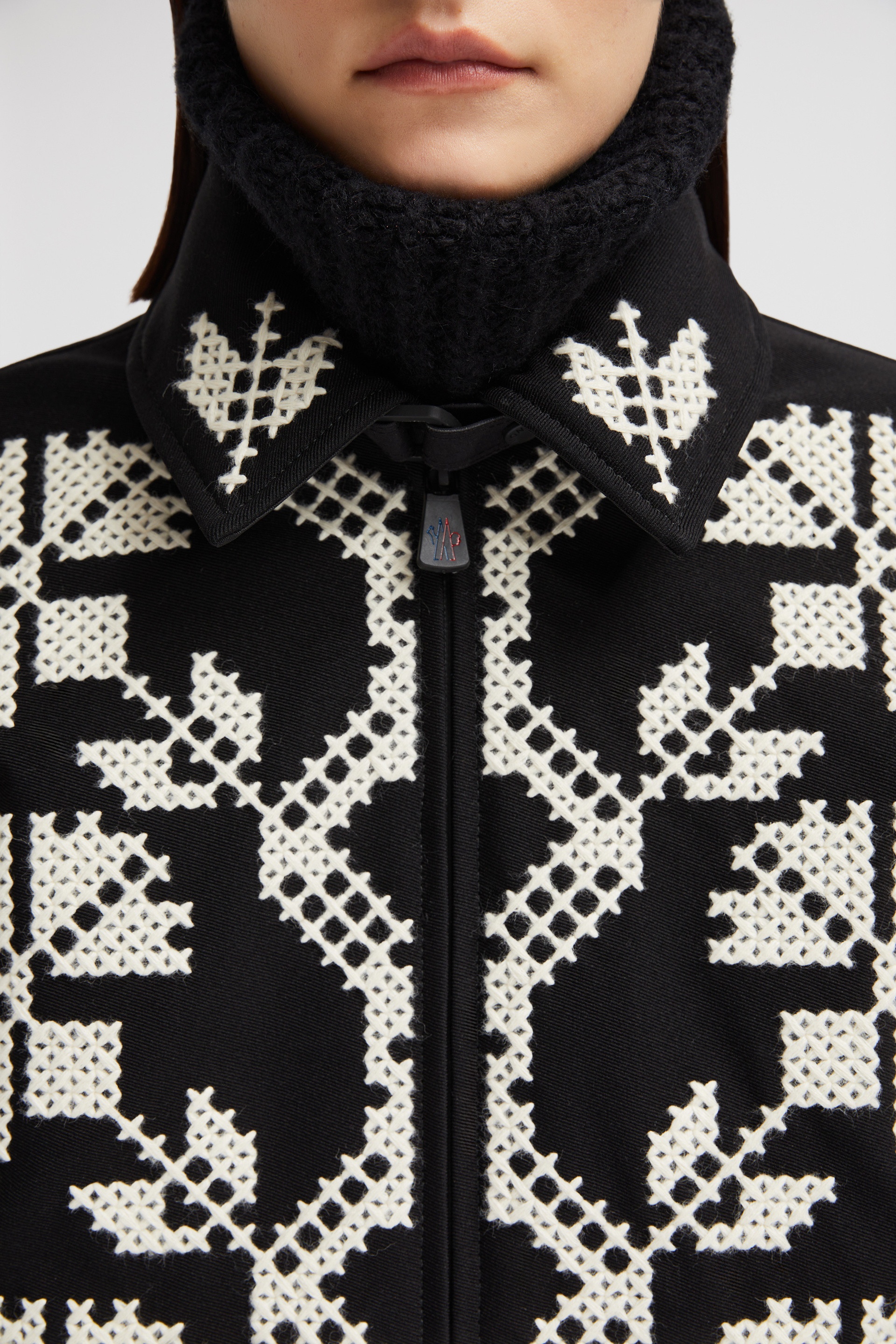 Pers Embroidered Down Ski Jacket - 8