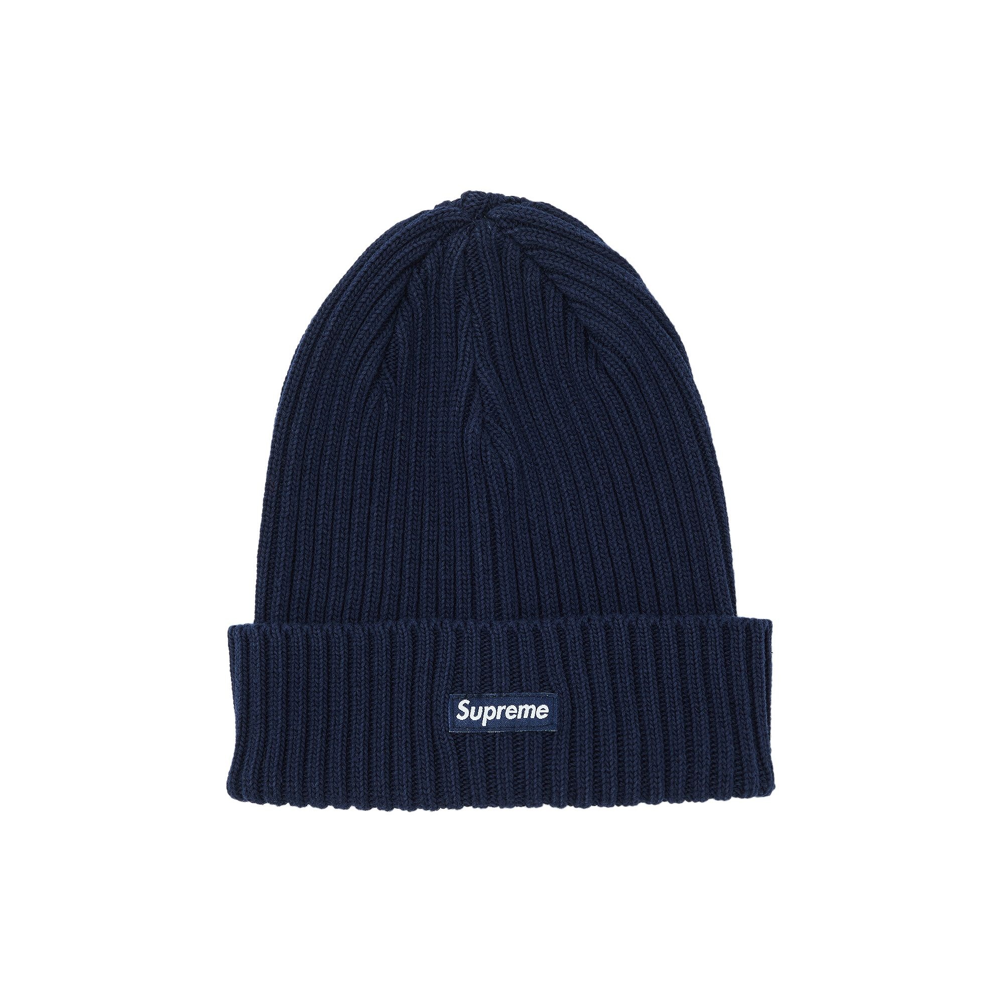 Supreme Overdyed Beanie 'Navy' - 1