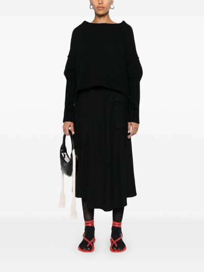 Yohji Yamamoto ribbed-knit jumper outlook