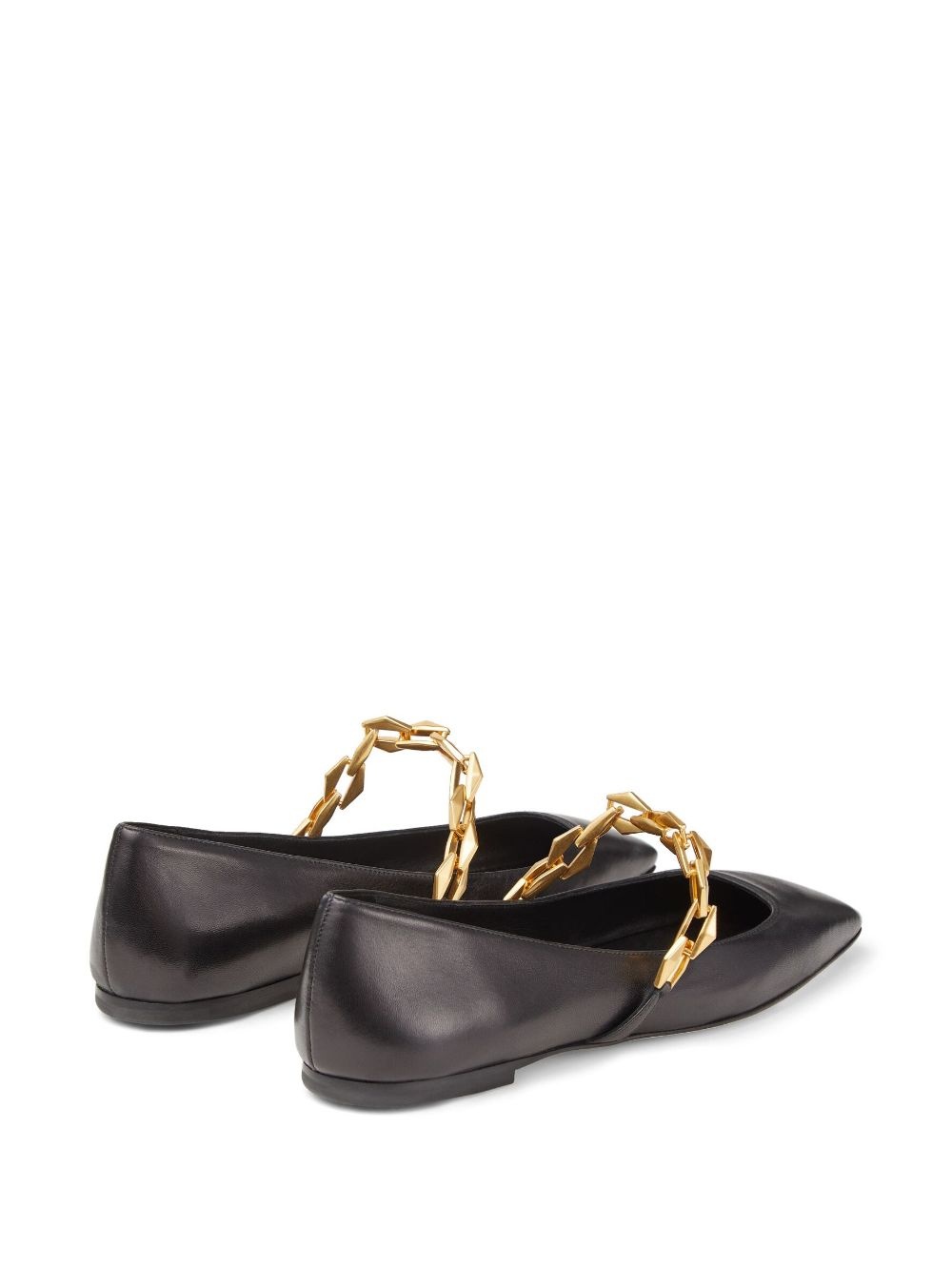 Diamond Tilda leather ballerina shoes - 3