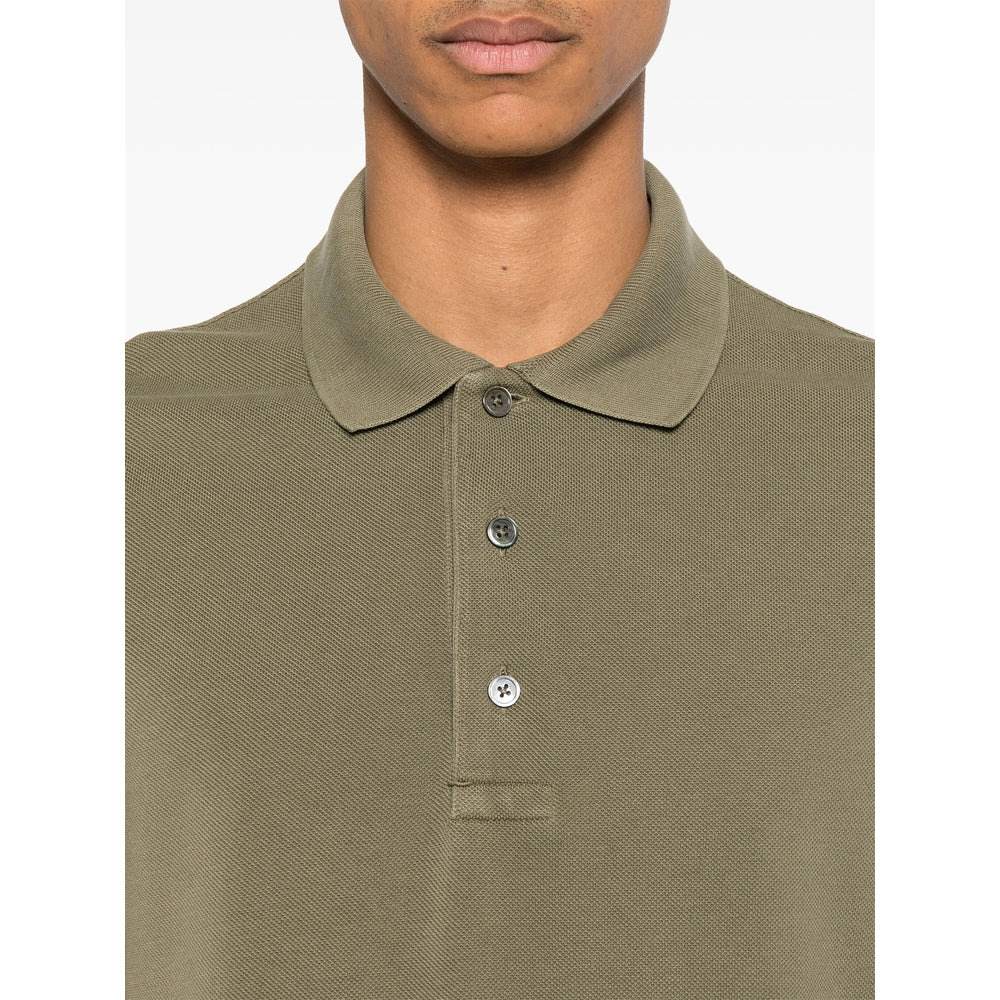 Tom Ford Green Polo Shirts Men - 3