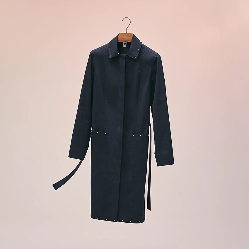 Shirt dress with stud detail - 4
