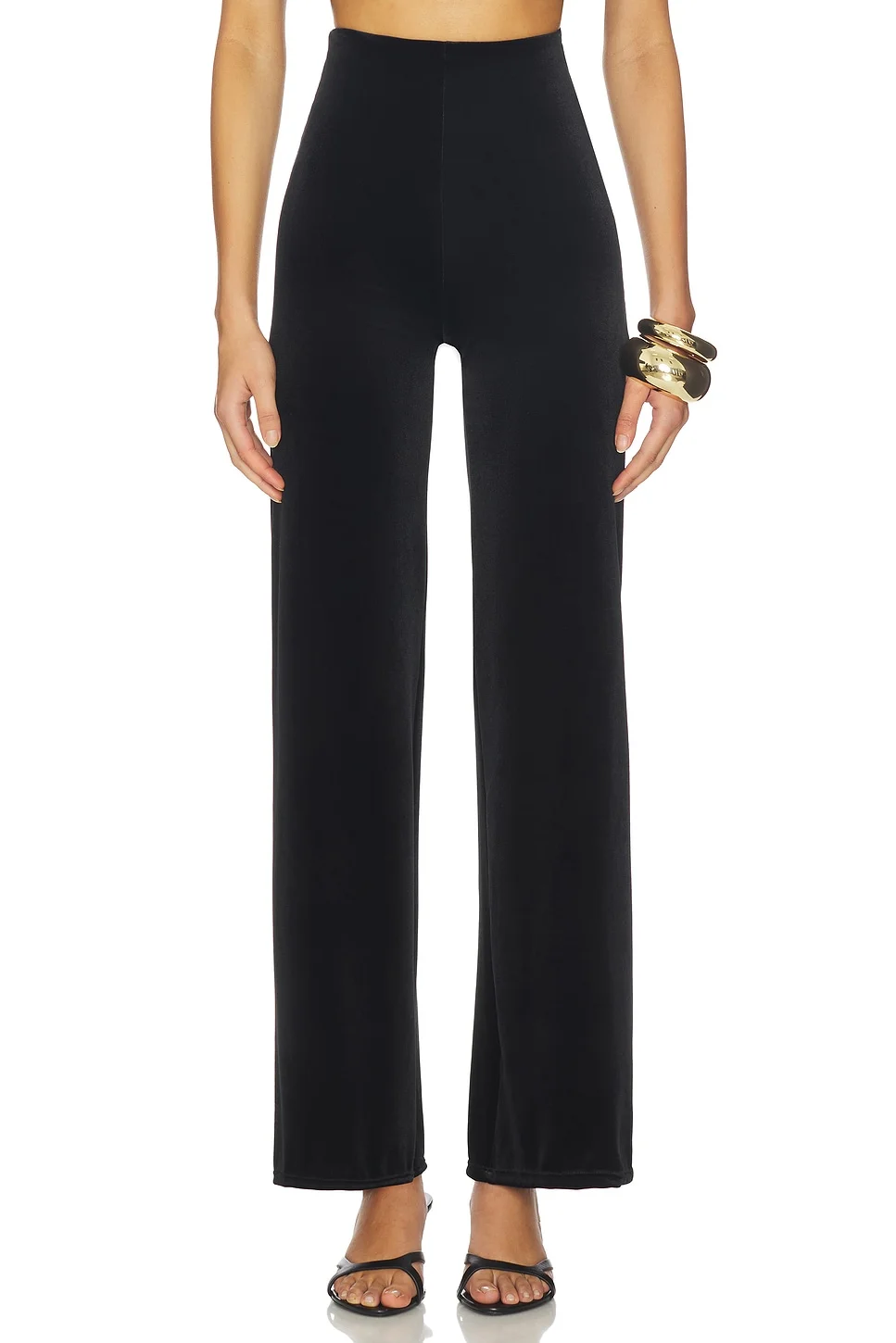 Velvet Wide Leg Pant - 1