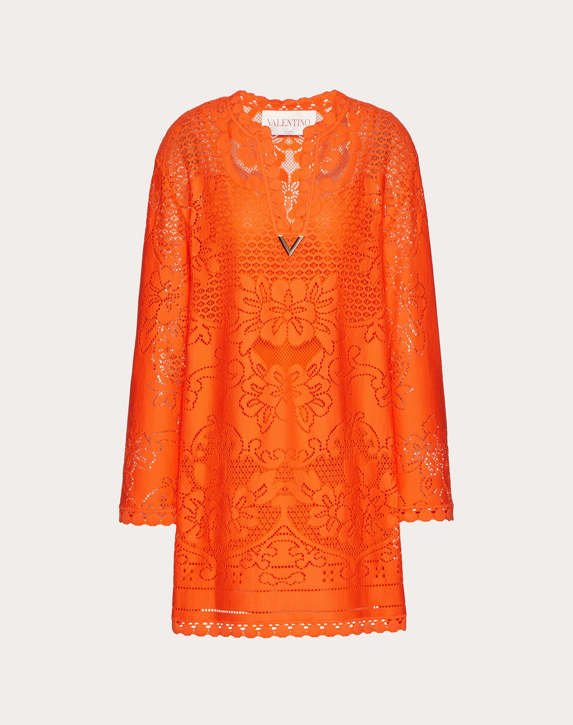 VGOLD COTTON LACE KAFTAN DRESS - 1