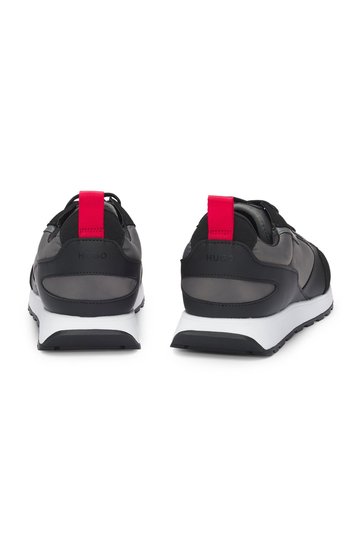 MIXED-MATERIAL TRAINERS WITH BRANDED ACCENTS - 5