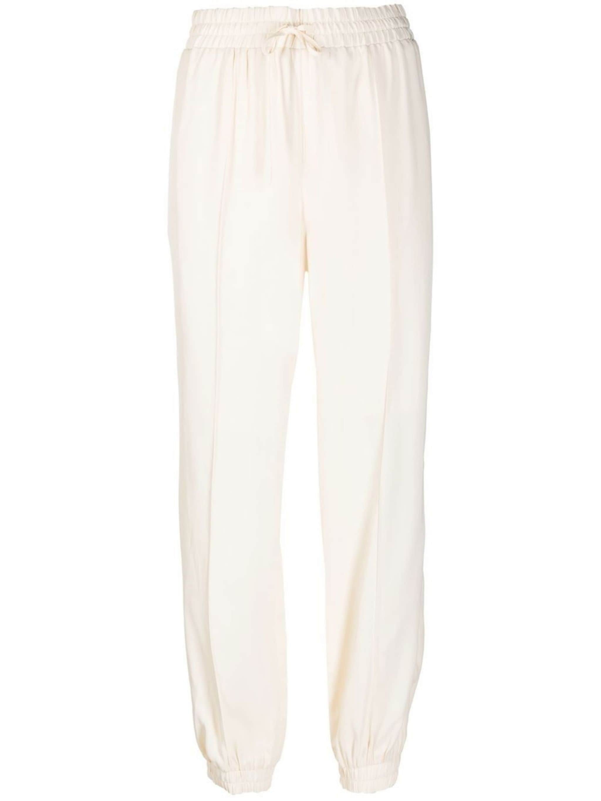 drawstring tapered trousers - 1