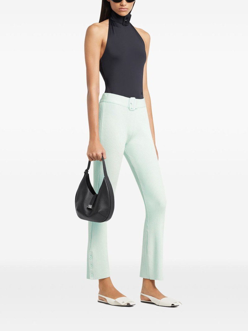 courrèges logo-buckle shoulder bag outlook