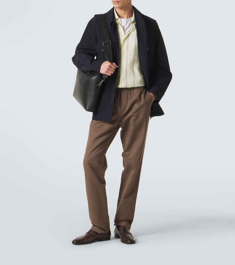 Sunspel Cotton and linen straight pants outlook