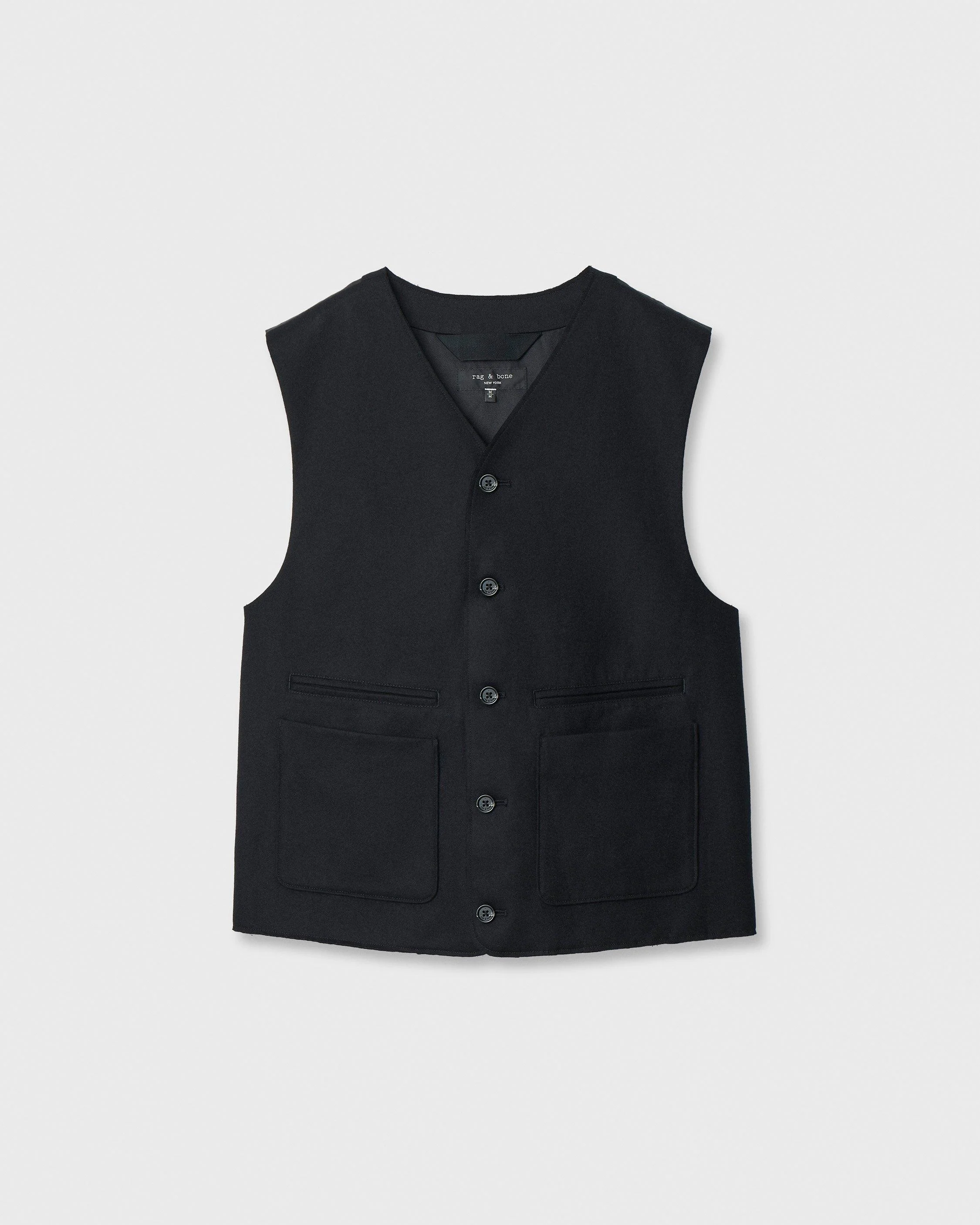 Knit Wool Waistcoat - 1