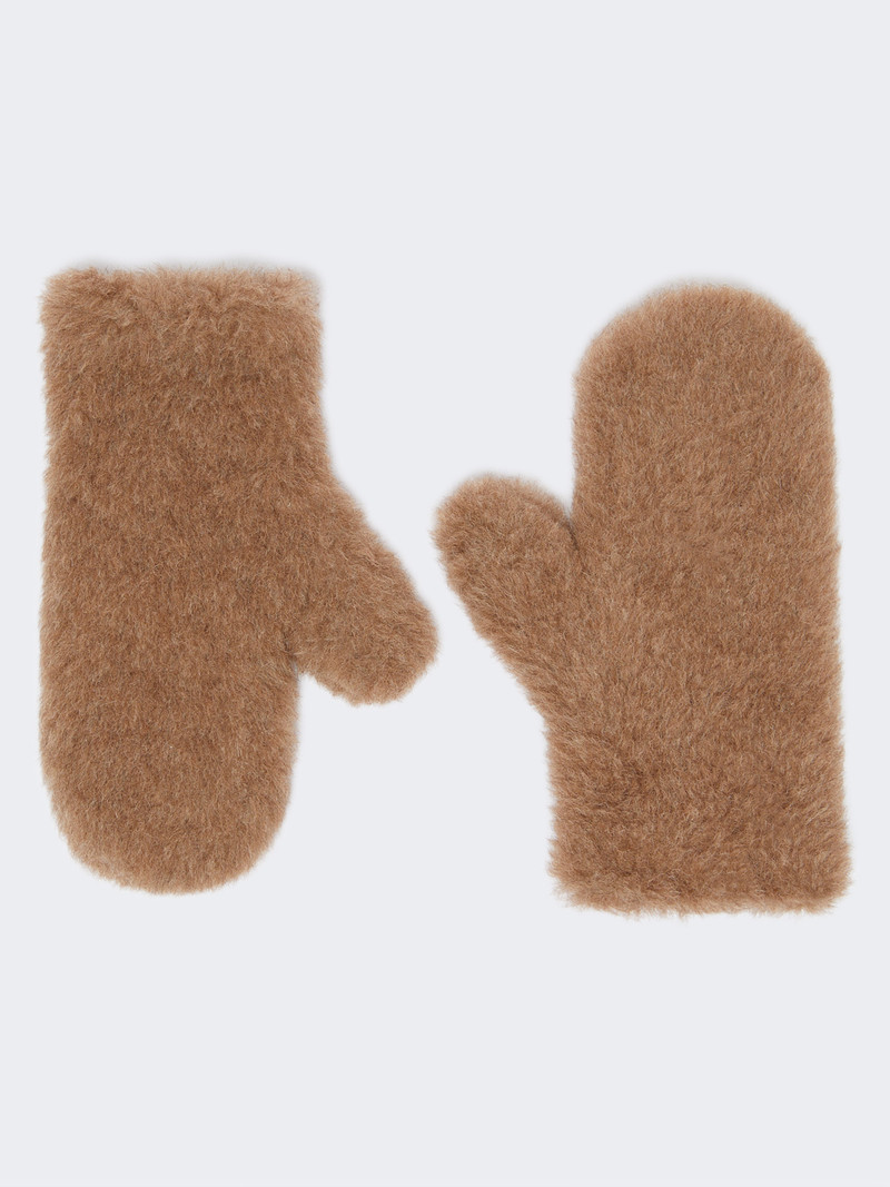 OMBRATO4의 특징 alpaca와 cashmere 테디 직물에 Mittens 1