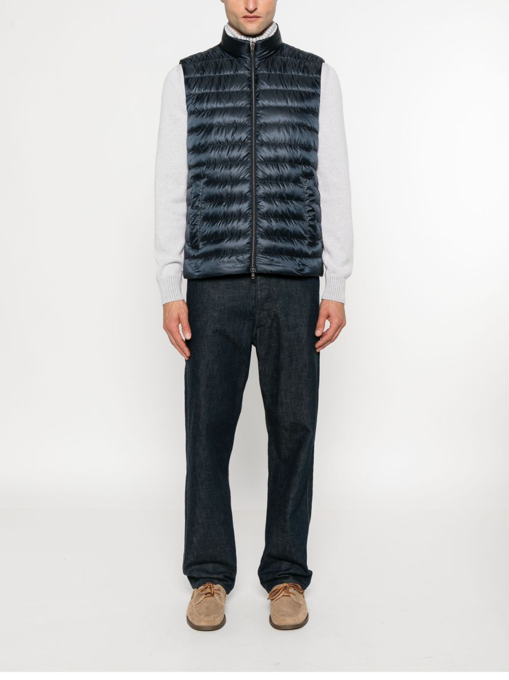 Nylon Down Vest - 4